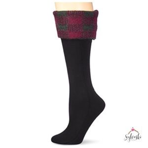 🔥Bearpaw Cable Knit Boot Liner, Buffalo NWT